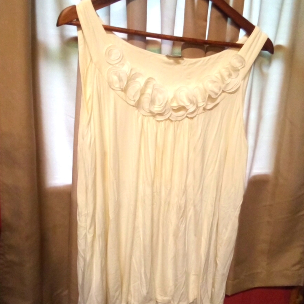 🌹Avenue off-white summer Cami tunic